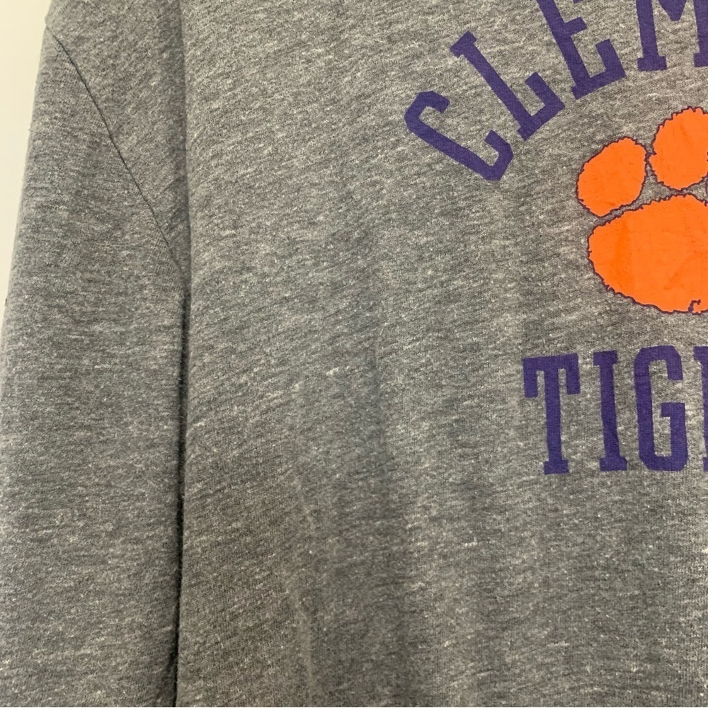 Clemson Tigers Long Sleeve Cropped TShirt Size XL - Picture 4 of 7